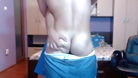 Ts fuck with a sexy blonde dildo and accountant