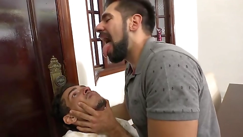 Spanish girl's pussy gets fucked by machine