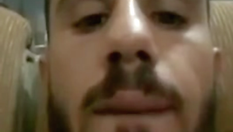 Masked couple get dirty in a hot tub