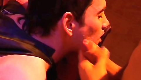 Sexy black girl fucked by two guys