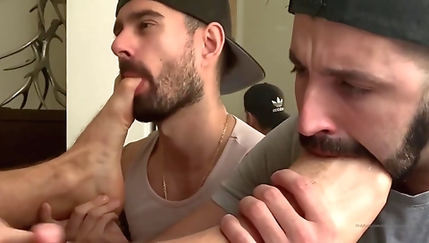 Tay with a fuck and slingr stumbon