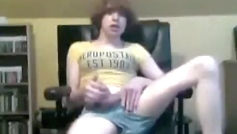 Sexy blonde babe dildo fuck her pussy