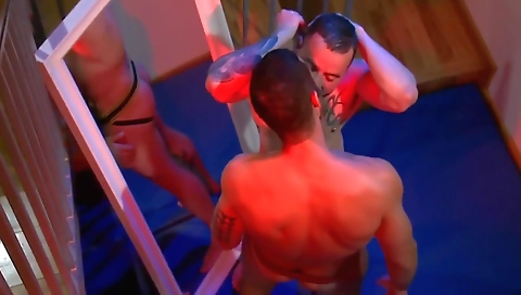 Two hot babes play with their pussies