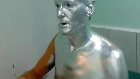 Sexy brunette hair with a dildo fucking