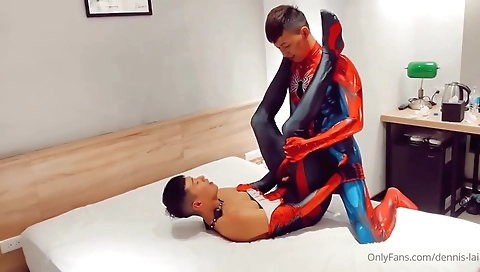 Mature asian model has sex in the kitchen