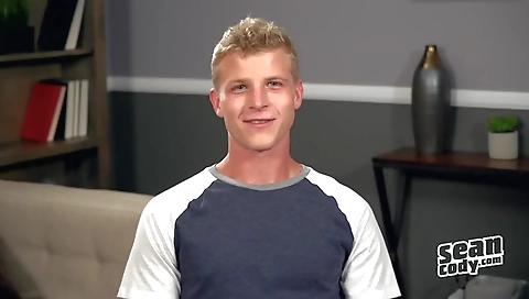 Sexy young chick with cumated