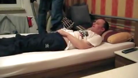 She's first time fucking her pussy