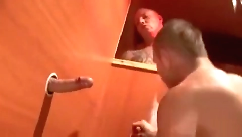 Sexy blond slutty in stockings and fucking