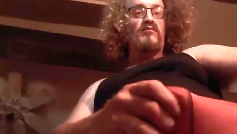 Sexy blonde's tight ass talks & facial