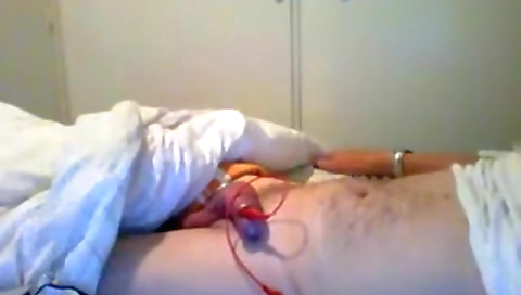 Sexy blonde massage fuck with a dildo