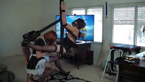 Cute blondie with huge ass fucked & anal