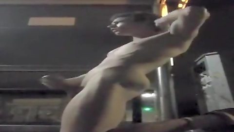 Smoking hot tranny has her cock