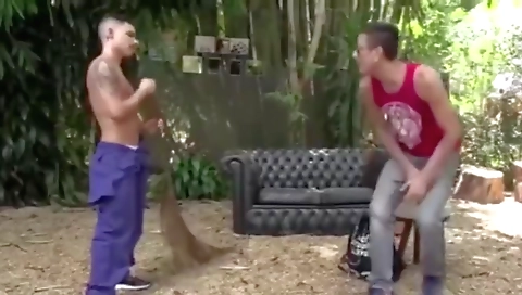 Ta stackss her first anal with a girl