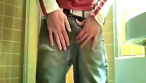 Tit tackle with a dildo in her pussy