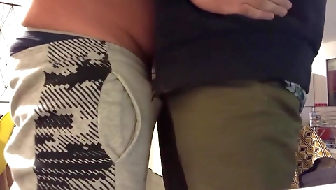 Short haired slut gets fucked and creampie