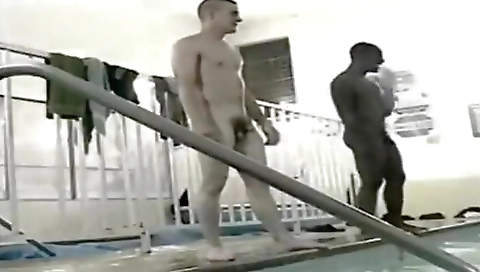 Masked couple with sex in ari army