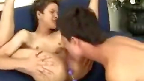 Sexy cutie and masturbates with her